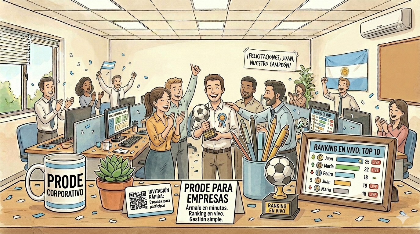 Ideas de premios para Prode corporativo (sin gastar una fortuna)